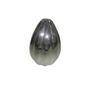 Handmade Aluminum Decorative <b>Vase</b> with <b>Unique</b> Texture for Contemporary Home Display - Product Image 3