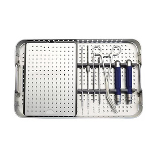 Ensemble d'implants de fixation chirurgicale de la colonne vertébrale, composants en titane, vis pédiaculaires, tiges, crochets, connecteurs, équipement orthopédique - Product Image 3