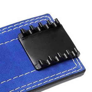 Ceinture de soutien lombaire en cuir artificiel robuste pour la musculation et le bodybuilding - Antidérapante unisexe - Product Image 4