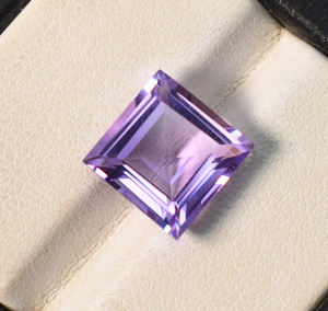 Piedra Preciosa Suelta de Amatista Púrpura Lavanda, Corte Princesa Cuadrado, Creada en Laboratorio, Tamaños de 6 mm, 7 mm, 8 mm y 9 mm, para la Elaboración de Joyas - Product Image 3