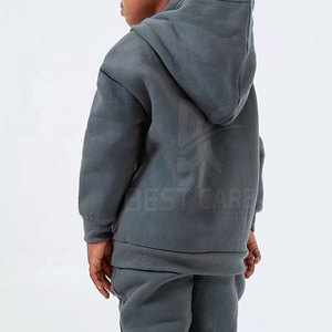 Chándales para niños con diseño personalizado, estilo urbano, efecto descolorido por el sol, suaves y cómodos, chándales holgados para niños con efecto descolorido por el sol, al por mayor - Product Image 4