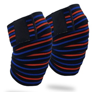 Vendas de neopreno transpirables para gimnasio, fitness, entrenamiento, compresión, antideslizantes, con logo personalizado, unisex, alta calidad - Product Image 1