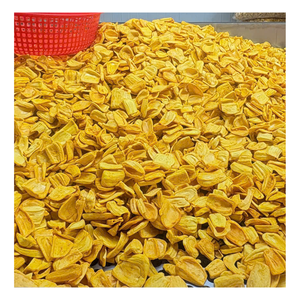 Jackfruit séché de qualité supérieure - Saveur tropicale naturellement sucrée - Morceaux de fruit jaune doré - Texture croustillante - Product Image 1