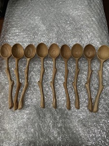 Eco Friendly Heart Spoon Coffee Mixing Wooden Spoon for Kitchen Dining <b>Table</b> Parties by 99 Gold Data - Product Image 6