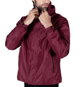 Veste à capuche imperméable pour homme, couleur bordeaux, vêtements de sport d'extérieur avec poches zippées, style streetwear, manteau en toile, qualité industrielle - Product Image 5