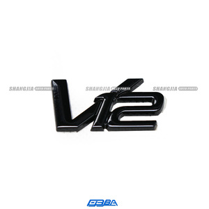 Logo V12 neuf (noir) pour Aston Martin DB11 DBS Vantage Rapide 2010-2024 OE AD23-43548-DA - Product Image 4