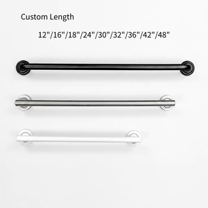 ราวจับเหล็กติดผนังขนาด 42 นิ้ว สำหรับห้องน้ำ พร้อมพื้นผิวกันลื่น - Product Image 3