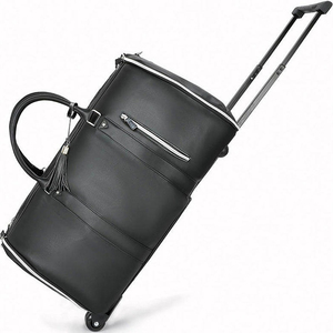 Sacs de voyage personnalisés de grande taille pour hommes, sac de sport en cuir, sac de week-end, sac de voyage pour la nuit, sac de sport en cuir - Product Image 4