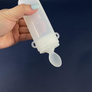 Cuchara Dispensadora de Alimentos de Silicona para Bebés, Cuchara Exprimible para Niños y Niñas Pequeños - Product Image 6