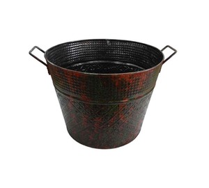 Luxury Handmade Metal Waste <b>Bin</b> with Handles Customized Colour for Sophisticated Decoration - Product Image 1