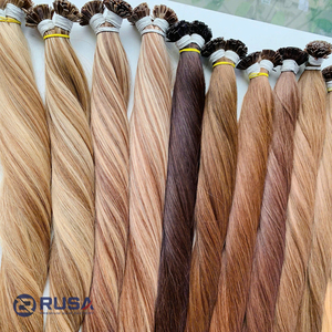 ผมต่อแบบ I-Tip ยี่ห้อ Rusa แบบปลายแบน คุณภาพสูงพิเศษ ผมเวอร์จินเวียดนาม แบบ Double Drawn  ถักด้วยเครื่องจักร  ความยาว 10-34 นิ้ว ขายส่ง - Product Image 3
