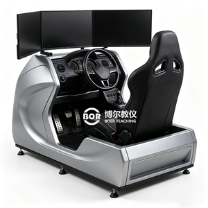 Simulador de Conducción de Automóviles con Tres Pantallas, Plataforma de Enseñanza de Manejo de Vehículos para Escuelas de Automoción e Institutos de Formación, Equipo Educativo - Product Image 1