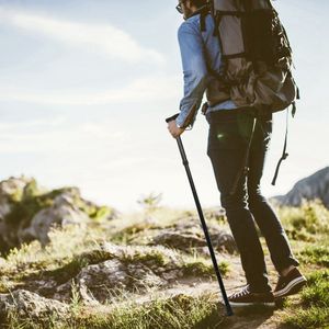 Bastone da Passeggio Regolabile per Escursionismo e Trekking - Bastone Pieghevole con Impugnatura Orientabile per Donne e Uomini Mancinelli - Product Image 6