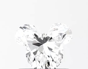 Diamante Cultivado en Laboratorio Mickey Mouse, Color D-F, Pulido Excelente, Claridad CVD VVS-VS, para Joyería Femenina - Product Image 1