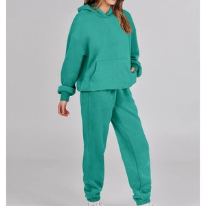Chándal Deportivo de Invierno para Mujer, Personalizado al por Mayor, 100% Algodón, con Capucha, Forro Polar Transpirable, con Colores y Tallas Personalizadas - Product Image 5