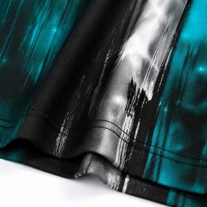 T-shirt personnalisé pour homme, imprimé galaxie, séchage rapide, vêtements de sport d'été, vêtements athlétiques respirants, polyester, sublimation, tee-shirt graphique - Product Image 5