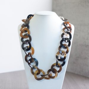 Colliers en corne ronds, bijoux de mode bohème, prix compétitif, collier fait main à partir de cornes - Product Image 6