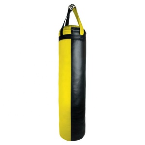 High Quality Custom Label Professional Punching Bag Yellow-Black Design For Boxing Stretch-Feature Best Price - Product Image 1