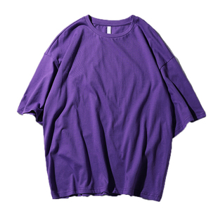 Camiseta Casual de Manga Corta con Cuello Redondo para Hombre, Talla Grande, Color Negro Sólido, Transpirable, 100% Lana Merino, Diseño Liso - Product Image 6