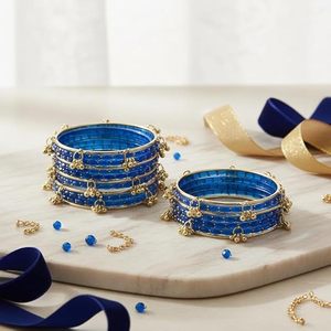 Elegant Style Latest Festive Eid & Party Wear Gungharoo <b>Bangles</b> Kashmiri Churian For Girls - Product Image 6
