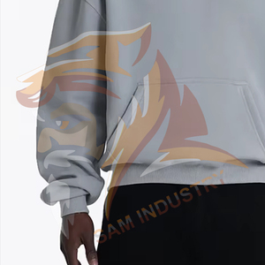 Sweat-shirts à capuche oversize pour hommes, design uni de haute qualité, disponibles dans toutes les tailles - Product Image 4