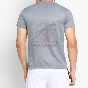 Camisetas de cuello en V para hombre, último diseño, ropa de moda, camisetas de cuello en V para hombre de color sólido, camisetas de cuello en V para hombre adulto - Product Image 2