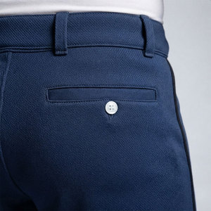 Pantalón de béisbol para hombre con doble pliegue y cierre de botones, ajuste relajado, ropa de campo de alto rendimiento, servicio OEM, pantalón personalizado para hombre - Product Image 5