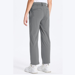 Pantalones de Golf para Jóvenes, Corte Recto, con Bolsillos, Uniformes Escolares, Elásticos, Deportivos, Casuales, Tipo Chino - Product Image 2