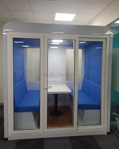 Cabina de Reuniones Insonorizada Profesional de Excelente Calidad con Construcción Duradera, Cabina de Oficina Modular para Empresas en Venta - Product Image 2