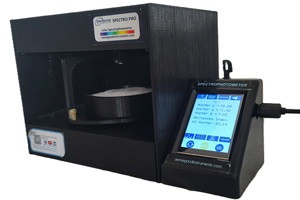 Analyseur de couleur et de blancheur portable de bureau Sensegood Make India, haute précision, 400-700 nm, pour poudre de quartz - Product Image 2