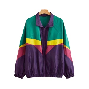 Latest Design Men Windbreaker <b>Jackets</b> Customized Color-Block Spring Lightweight Waterproof <b>Leather</b> Fabric Plus Size Fur - Product Image 1
