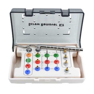 High Quality Manual Steel Dental Broken Screw Extractor Implant Removal Kit with <b>Drill</b> Driver <b>Guide</b> for Implant Restoration - Product Image 4