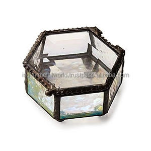 Caja de almacenamiento de Joyería Moderna, enchapada en oro, forma personalizada, para decoración, venta al por mayor - Product Image 5