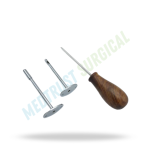 Trócar con cánulas y mango de madera, instrumento quirúrgico veterinario para el tratamiento de la hinchazón en ganado - Product Image 4