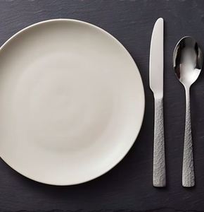 Ensemble de couverts en argent de qualité supérieure, élégants en acier inoxydable, pour dîners de luxe, mariages et restaurants - Product Image 5