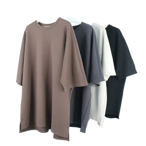 T-shirt décontracté pour homme en polyester premium, col rond, coupe ajustée – Respirant, écologique, anti-rétrécissement, tricoté, option devant tricoté pour le quotidien - Product Image 2