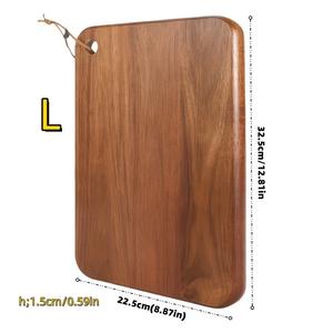 Planche à découper haut de gamme avec bords arrondis lisses, boucle de suspension, design ergonomique, surface compatible couteaux pour une découpe quotidienne - Product Image 5