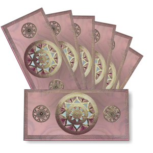 Enveloppe de luxe pour mariage, Shagun Hongbao Lai Si, pochette cadeau rouge pour offrir de l'argent, collection d'enveloppes d'Inde - Product Image 6