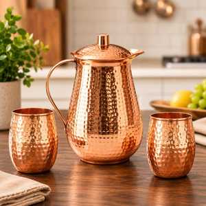 Superior Aluminum <b>Jug</b> Crafted Pure Aluminum Material Eco-Friendly 1.8L Capacity for <b>Drinking</b> Water Storage Daily Household Use - Product Image 3
