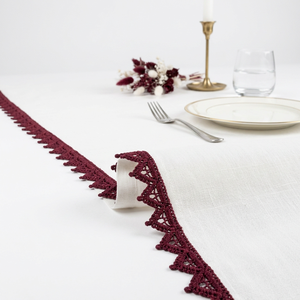 Ribete de encaje guipur floral burdeos de 10 mm, personalizable, precio de fábrica, embalaje de 20 metros para Kurti, Dupatta, Saree, bordes de blusas - Product Image 3