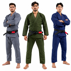 ชุดยูโดบราซิลเลียนยิวยิตสูแบบสั่งทำขายส่งสำหรับผู้ชาย ชุดกิโมโน BJJ ระดับพรีเมียม ชุดฝึกศิลปะการต่อสู้ ชุดยูโดสำหรับการฝึกซ้อมและการแข่งขัน - Product Image 1