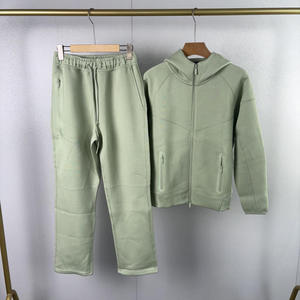 Ensemble de sweats à capuche à marque privée, brodés, pour boutiques en ligne américaines, doublure polaire intérieure douce, tailles S M L XL - Product Image 6