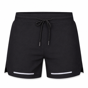 Pantalones Cortos Deportivos Personalizados al por Mayor para Hombre, de Alta Calidad, Transpirables, Reflectantes, de Poliéster, para Gimnasio y Entrenamiento - Product Image 1