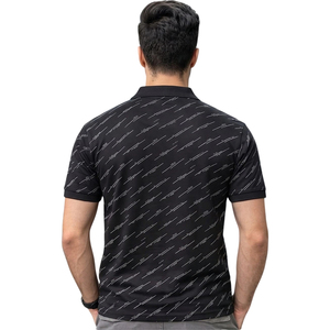 Polo décontracté imprimé pour homme 2026 – Nouvelle mode, manches courtes, confortable, respirant, en coton personnalisé, OEM - Product Image 2