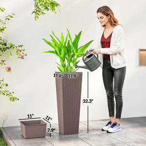 Set di 2 Vasi in Plastica per Coltivare ed Esporre le Tue Piante e Fiori Preferiti - Product Image 3