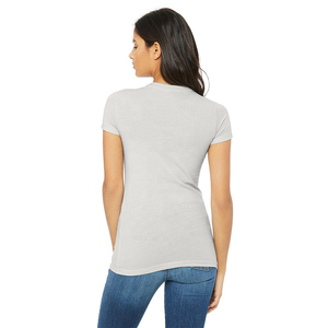 เสื้อยืดลำลองผู้หญิงทรงหลวมใส่สบายสำหรับฤดูร้อน ผ้าฝ้าย 100% ระบายอากาศได้ดี แห้งเร็ว สีพื้น น้ำหนักเบา ขายส่ง คุณภาพดีที่สุด ทันสมัย - Product Image 3