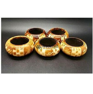 แหวนรองผ้าเช็ดปากทำมือระดับพรีเมียม เป็นมิตรกับสิ่งแวดล้อม ตกแต่งโต๊ะอาหารอย่างมีสไตล์ เหมาะสำหรับของแจก ของที่ระลึก Tradebyd - Product Image 1