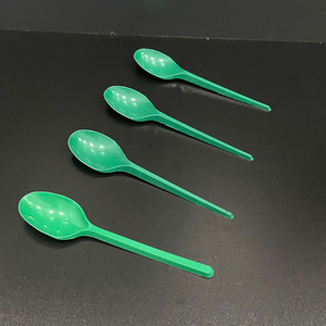 Cucharas de Plástico Desechables de 21 cm para Fiestas, Restaurantes, Comida Rápida y para Llevar, Suministro Directo de Fábrica, Precio Económico - Product Image 5
