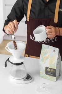 HANCOFFEE Premium 100% Arabica Robusta Haricots grillés Rôti moyen Meilleure qualité à bon prix Emballé dans un sac - Product Image 5