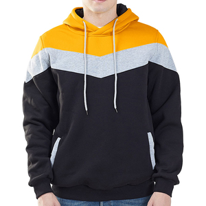 OEM Custom Drop Shoulder 100% Cotton <b>Fleece</b> Pullover Hoodie Men <b>Thick</b> Heavyweight Winter Wear Solid Pocket Casual Breathable - Product Image 5